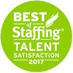 Best of Staffing Talent Satisfaction 2017